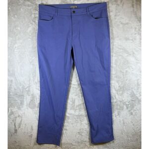 Peter Millar Pants Mens 38x32 Blue eb66 Crown Sport Performance Golf 5 Pocket